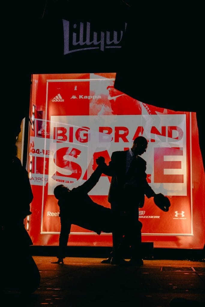 Sales psychology 1 Sales psychology silhouette of two men beside the lighted building